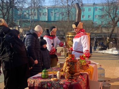 Рязань отметила Масленицу масштабным праздником на Лыбедском бульваре